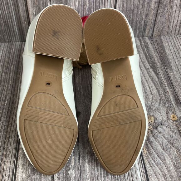 BAR III Gatlin White Block-Heel Booties 5M - Picture 5 of 15